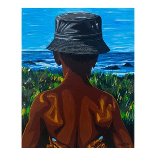 Somewhere Out There, Acrylic Painting on Canvas, Emmanuel Akolo (2026) For Sale