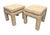 Pair Parsons Style Pillow Top Stools For Sale In Miami - Image 6 of 6
