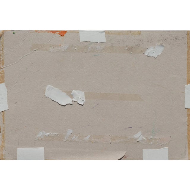 'Abstract in Coral and Jade' by J. Haigh, Circa 1975 For Sale In Monterey, CA - Image 6 of 7