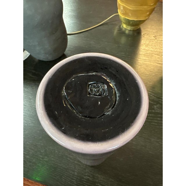 Large Glass Vase from Atelier Maure-Viel, 1970, in Flawless conditions. Designed 1960 to 1969 This piece has an...