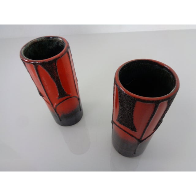 Pop Art Ceramic Vases by Cari Zalloni for Fohr Keramik, 1970s, Set of 2 For Sale - Image 6 of 15