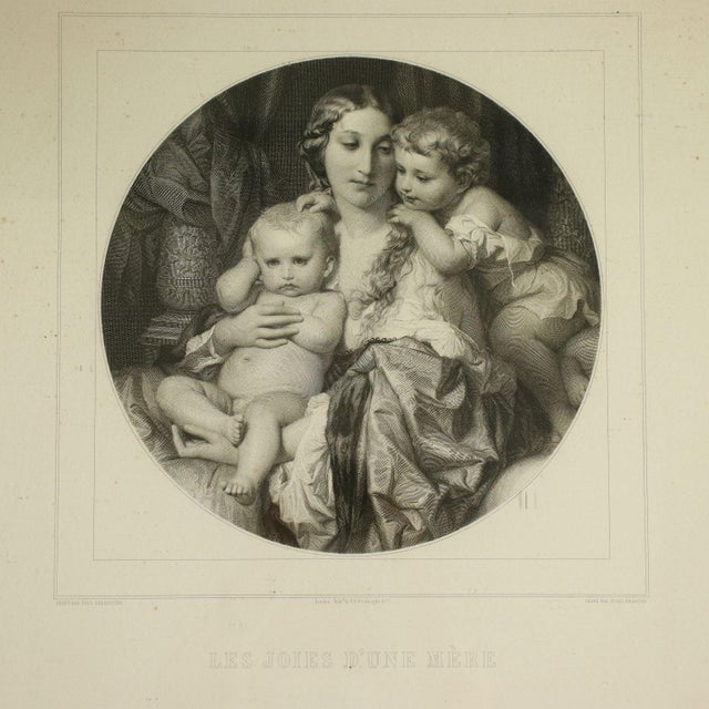 Figurative Scenes, 19th Century, Engravings, Framed, Set of 4 For Sale - Image 9 of 14