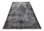 Turkish Vintage Wool Dark Gray Rug - 5′5″ × 9′3″ For Sale