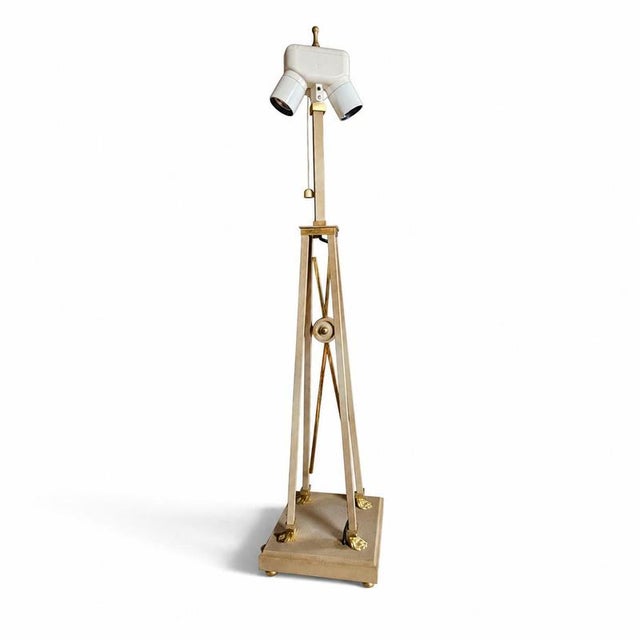 Regency table lamp by Mariner S.A. Luxery shop / Spain 2000s Height 80Depth 16Width 16 cm Up to 250V (Europe/UK...