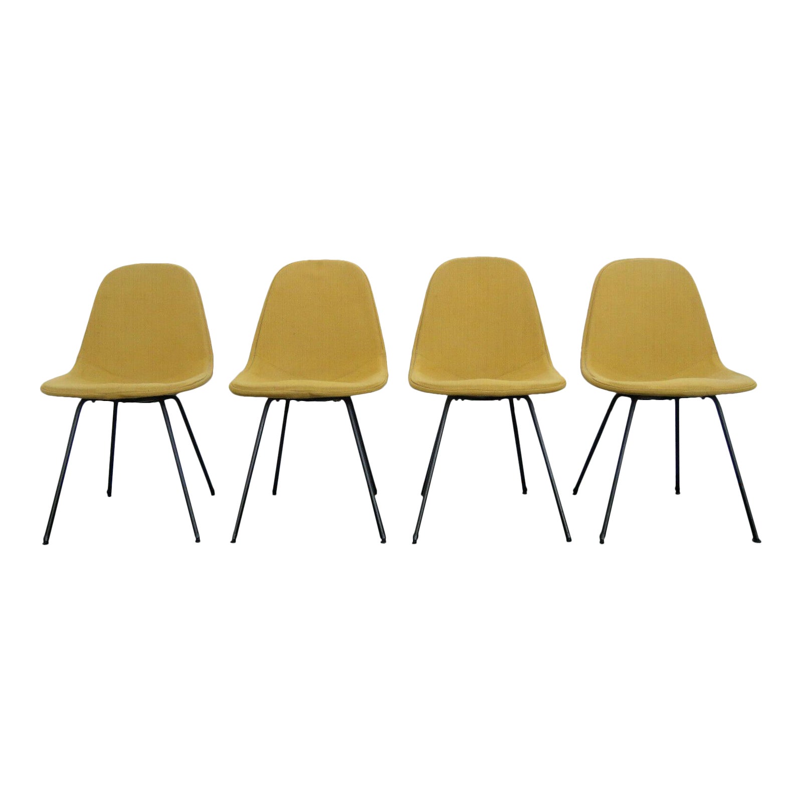 Herman Miller Mid Century Modern Wire Mesh Dining Chairs 1493 Chairish