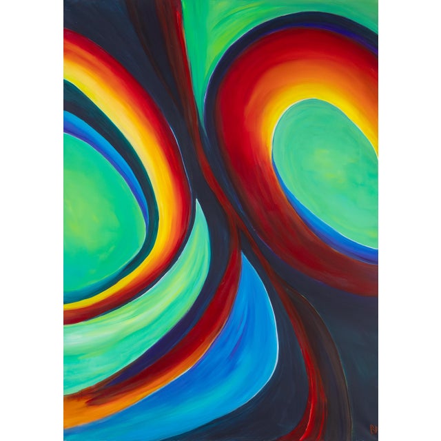 Early 21st Century Ben Put, Contrast, Acrylic on Canvas For Sale - Image 5 of 5