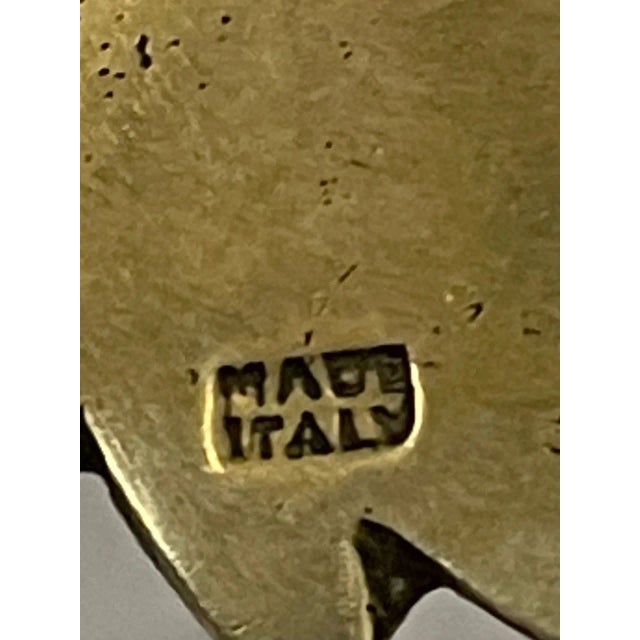 1900 - 1909 Antique Polished Brass Boot Shaped Umbrella Stand For Sale - Image 5 of 13