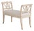 19th C. Swedish Gustavian Lindome Painted Window Bench For Sale