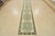 Tribal Anatolia Runner 3′ X 14’3” Ivory Wool Tribal Hand-Knotted Oriental Rug For Sale - Image 3 of 12