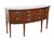 Duncan Phyfe Vintage Antique Solid Mahogany Traditional Duncan Phyfe Style 99" Sideboard Buffet 314 For Sale - Image 4 of 13