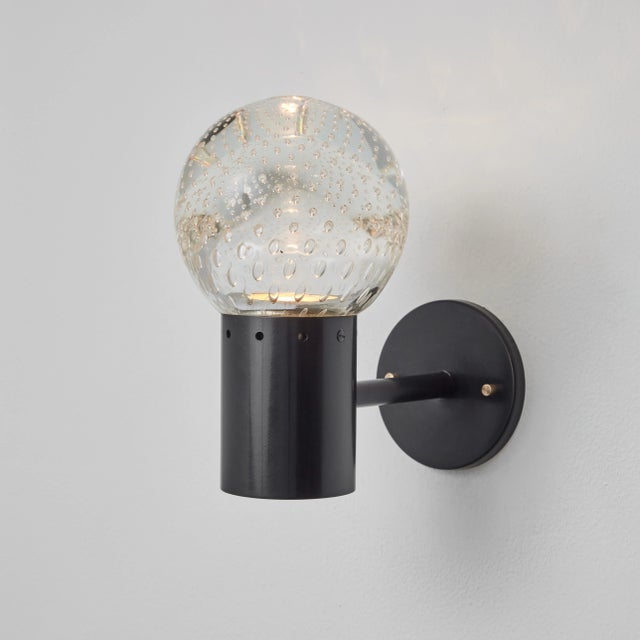 Sarfatti for Arteluce 1960s Gino Sarfatti Metal and Seguso Glass Sconce for Arteluce For Sale - Image 4 of 10