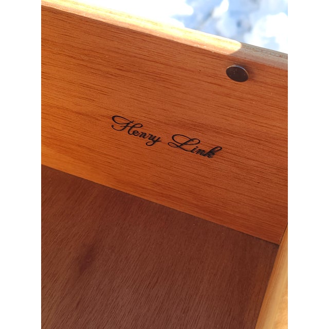 1 / 13 Henry Link Furniture Ornate and Partial Gilt Dresser With Lenoir Plated Wall Mirror For Sale - Image 10 of 10