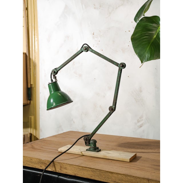 Industrial Four-Arm Machinist Lamp by E.D.L. Green, England, 1950s For Sale - Image 13 of 18