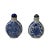 2020s 2 X Chinese Porcelain Snuff Bottle Blue White Flower Phoenix Graphic For Sale - Image 5 of 5