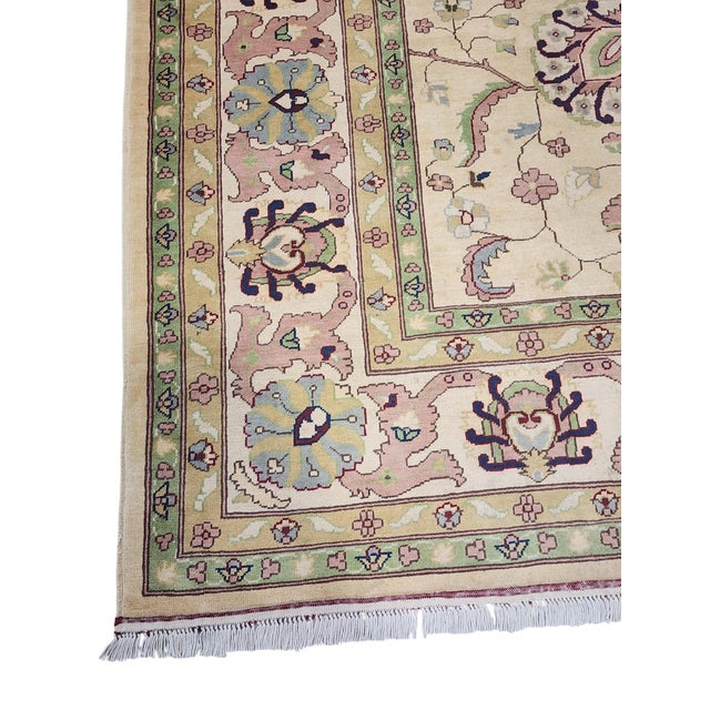 Tribal Afghan Oushak Wool Rug 8’4” X 11’2” For Sale - Image 3 of 5