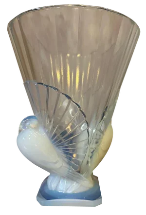 Vintage Glass Vase, 1930s
