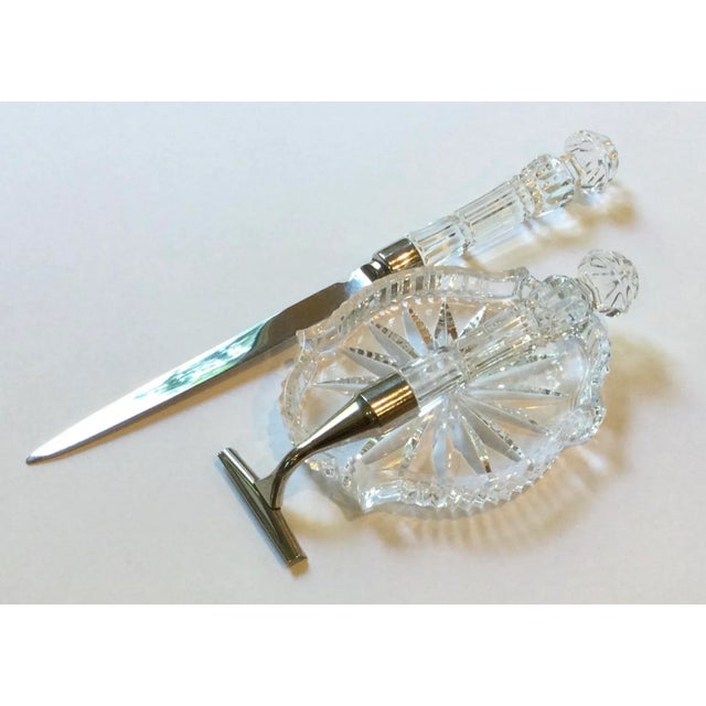 Waterford Crystal Vanity Set 3 Piece Set Chairish