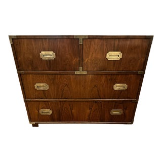 Michael Taylor for Baker Furniture Campaign Chest of Drawers 1950's For Sale