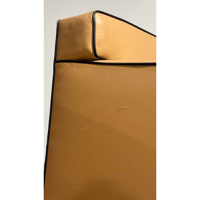 Pair of Ralph Lauren Style Leather Club Chairs, C. 2000. For Sale - Image 9 of 10