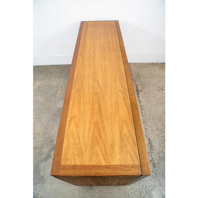 1960s Mid Century Danish Modern Credenza Dresser Basic Witz Wood 3 Drawer Danish For Sale - Image 4 of 12