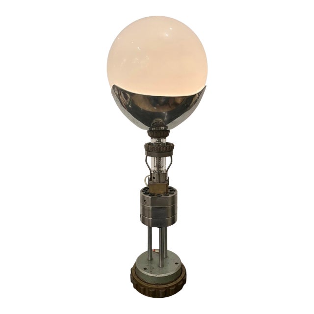 Art Deco Machine Age Steampunk Table Lamp After Walter Von Nessen For Sale