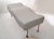 Modern Brueton Industries Silver Gray Bouclé Fabric Wave Bench For Sale In Miami - Image 6 of 13