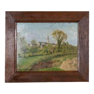 Mid 20th Century Jean Corabœuf (1879-1947) Village Of Pannecé Pays De Loire. France. For Sale