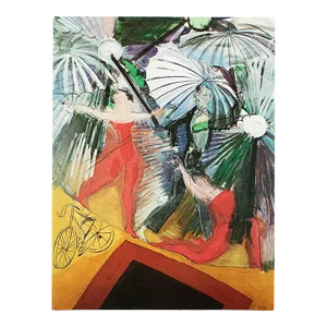1970 After Raoul Dufy "The Trapeze Artists", Full-Color Parisian Print