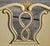 Vintage 1970s Hibriten French Provincial King bed frame. Excellent vintage condition, painted cream with gold details....