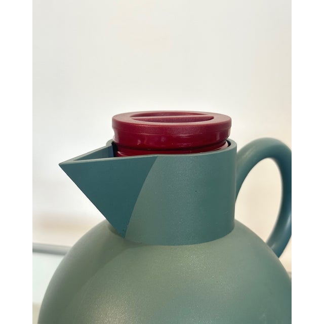 Blue Euclid Tableware by Michael Graves for Alessi, 1990s, Set of 3 For Sale - Image 8 of 18