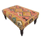 George Smith Kilim Ottoman For Sale