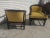 Asian Pair of Vintage Ming Style Century Furniture Chin Hua Horseshoe Lounge Chairs For Sale - Image 3 of 8