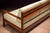 Michel Arnoult Sofa in Imbuia Hardwood & Leather by Michel Arnoult, 1960s - Lot 155 For Sale - Image 4 of 10