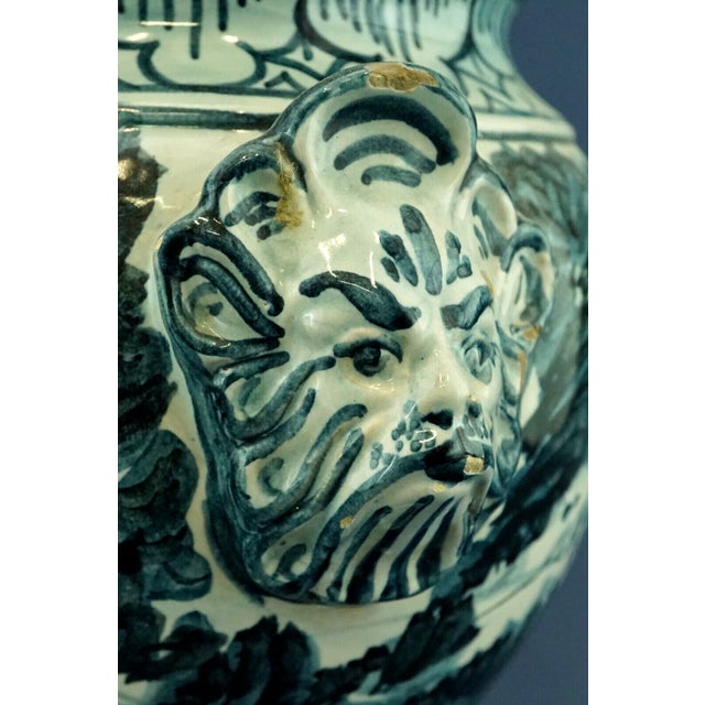 Vintage Italian Ceramic Vase by Bartolomeo Rossi & Sons for Cas Savona, 1930s For Sale - Image 17 of 18