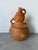 Large Vintage Organic Handmade Terracotta Vase For Sale - Image 12 of 12