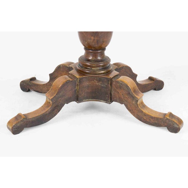 Vintage Italian Wood Game Table, 1950s For Sale - Image 3 of 13