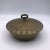 Brutalist Vintage Brass Covered Dish For Sale - Image 3 of 7