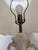 White Porcelain With Gold Swirls Table Lamps, Pair For Sale - Image 11 of 12