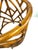 Wood 1960s McGuire Style Rattan Side Table Base With Geometric Lattice Frame For Sale - Image 7 of 10