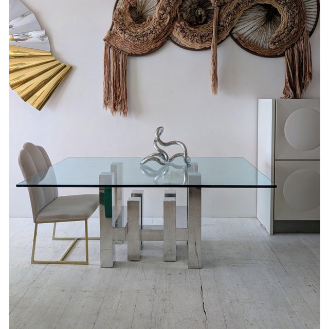 Mid-Century Brutalist Sculptural Cityscape Dining Table from Paul Mayen, Habitat USA. 1970s For Sale - Image 14 of 18