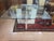 Travertine and Marble Dining Table with Glass Top, 1970s For Sale - Image 13 of 13