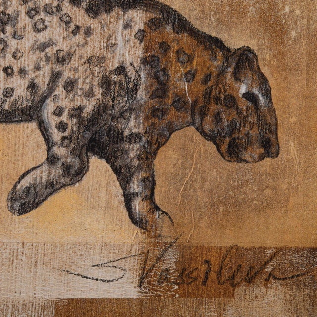 Framed Poster of Leopard For Sale - Image 4 of 11