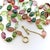 18k Gold Syna Multi-Colored Tourmaline Bead Necklace For Sale - Image 4 of 9
