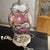 Vintage Glass Seashell Lamp For Sale In Palm Springs - Image 6 of 7