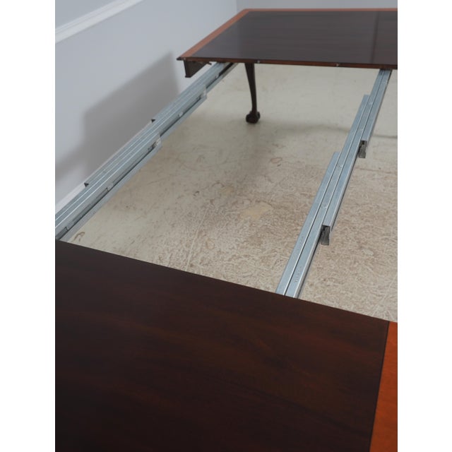 2000 - 2009 Stickley Clawfoot Mahogany Dining Room Table & Chairs Set For Sale - Image 5 of 13