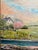 American 1960s Original Framed Idyllic Landscape Oil Painting by B. Baumbach For Sale - Image 3 of 8