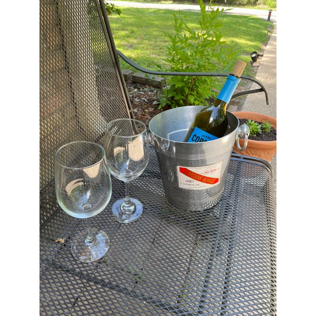 Vintage 1950s French GHMumm Cordon Rouge Champagne Ice Bucket For Sale - Image 16 of 16