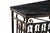 Antique Indian Cast-iron Balcony Front Console Table, the balcony front designed with spires, ovals, arrows and centered...