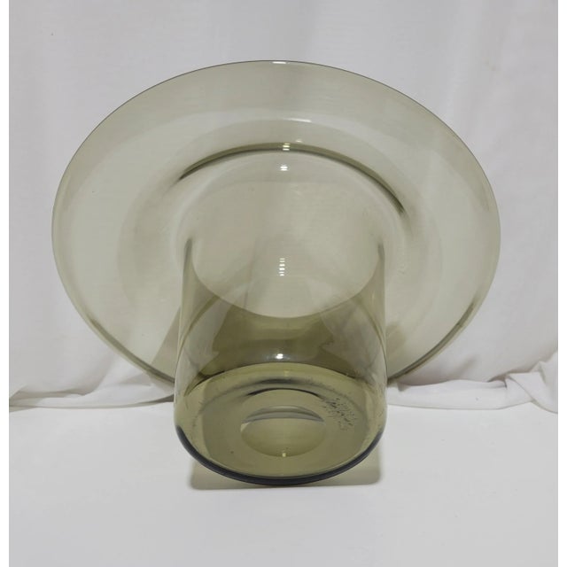 1950s Saara Hopea for Nuutajärvi Notsjo "Hattu" Art Glass Vase For Sale - Image 6 of 8