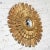 Mid 20th Century Mid-20th Century Italian Renaissance Gilded Sunburst Convex Mirror Wall Hanging Décor by Palladio For Sale - Image 5 of 12